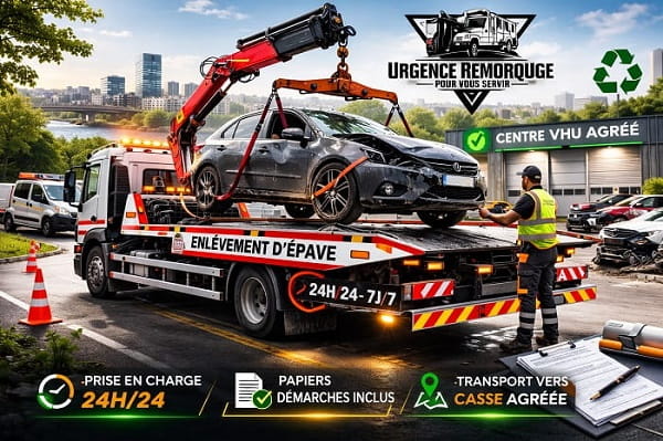 Service d’enlèvement d’épave