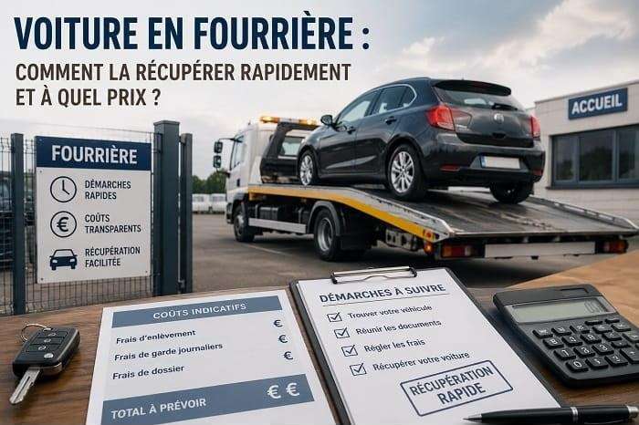 Voiture en fourrière comment la récupérer rapidement et à quel prix